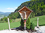 Marterl an der Hüttenterrasse