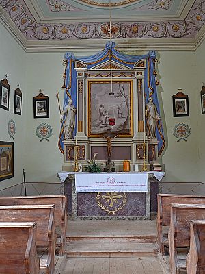 Das Innenleben der Hubertuskapelle