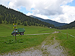 Weiterweg Richtung Farchanter Alm