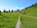 Die Fischbachalm im Karwendel oberhalb von Krün im