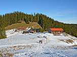 Die drei Hütten auf der Gindelalm