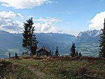 Blick von der Kapelle zum Heinrich-Kiener-Haus