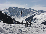 Ausblick von der Hütte zum Saalkogel