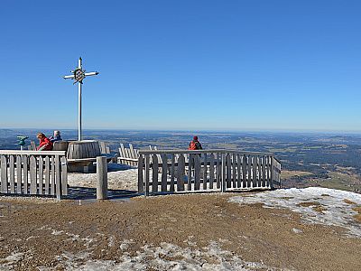 Der Aussichtspunkt an der Hütte