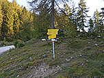 Wegweiser an der Kalaalm