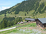 Abstieg von der Oberwandalm zur Karseggalm