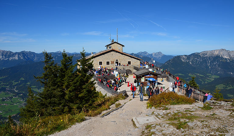 mit 120 cm Alpenpanorama von Königssee bis Salzburg Das Kehlsteinhaus 
