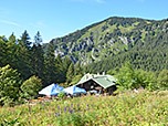 Kenzenhütte mit Sonnenterrasse