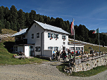 Die Hütte gehört dem Italienischen Alpenverein