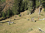 Der Spielplatz der Hütte