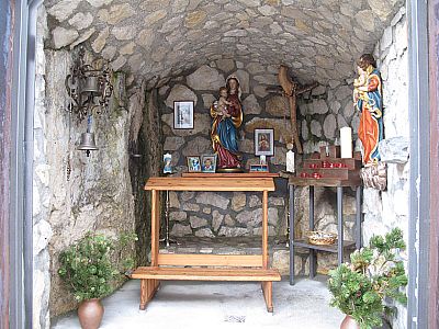 Die Kapelle bei der Hütte