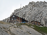 Meilerhütte vom Leutascher Platt kommend gesehen