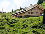 Die Bamberger Hütte in den Kitzbüheler Alpen