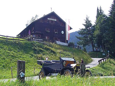 Die Oberlandhütte...