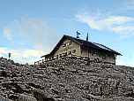 Die  Pisciadùhütte (2585 m)