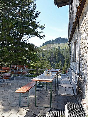 Windgeschütztes Platzerl