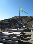 Blick von der Hütte zur Königsangerspitze...