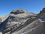 Der Piz Boe mit dem Rifugio Capanna Piz Fassa