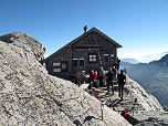 Neun Schlafplätze hat die kleine Hütte zu bieten