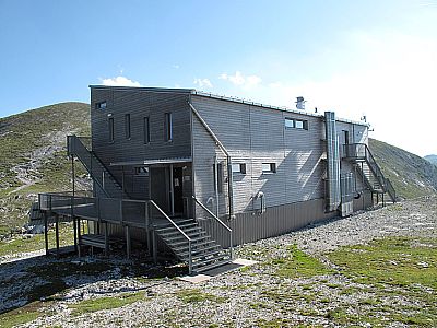 Schiestlhaus von seiner Rückseite