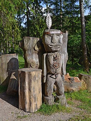 Wächter am Almausgang