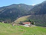 Die Schwarzrieshütte im Trockenbachtal