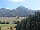 Blick über das Trockenbachtal zum Spitzstein