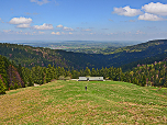 Blick während des Anstiegs zum Rechelkopf zur Sigrizalm