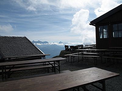 Blick zu den Hohen Tauern