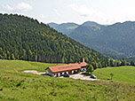 Die Stoanaalm liegt oberhalb von Erl am Spitzstein