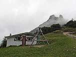 Der Winterraum der Hütte