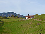 Die Stubenalm liegt auf den sanften Almwiesen am Schnappen