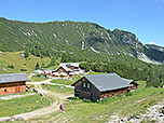 Die Hütten auf der Pleißlingalm