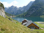 Alm vom Aufstieg zum Draugsteintörl gesehen
