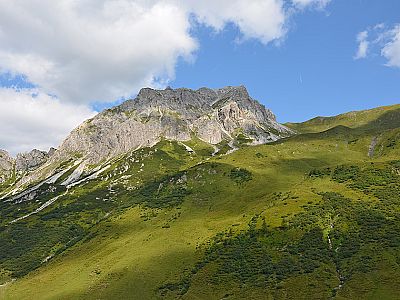 Blick zum Weißgrubenkopf