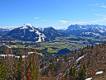 Der Ausblick von der Hüttenterrasse