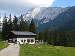 Die Tillfuussalm vor dem Hochwanner