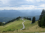 Die Tölzer Hütte vom Panoramahöhenweg