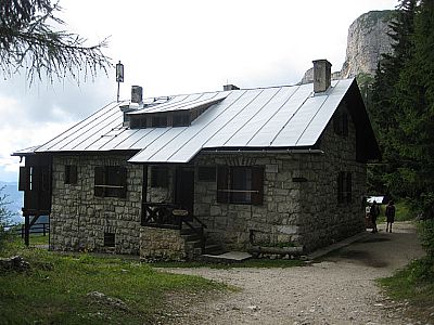 Die Überetscher Hütte...