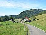 Blick zurück zur Unterlauchalpe
