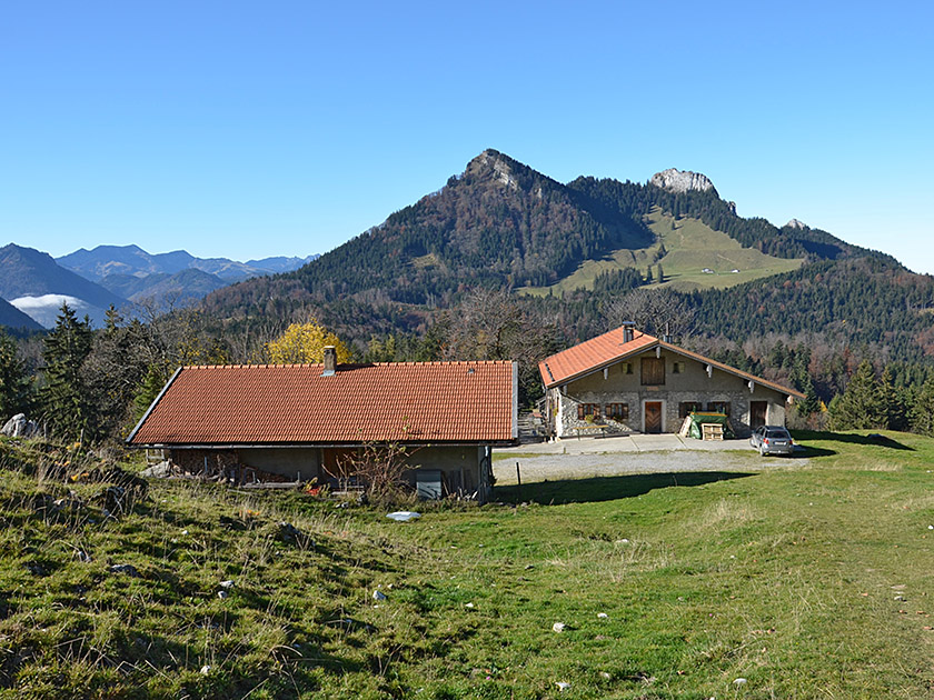 Wagneralm (1018 m) in den Chiemgauer Alpen