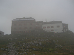 Watzmannhaus im Nebel...