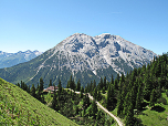 Wettersteinhütte vor der Hohen Munde