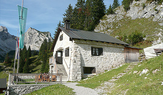 Willi-Merkl-Hütte (1550 m)