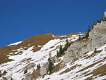 Ausaperung am Rotwand-Gipfel