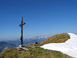 Ausgeaperter Gipfel des Schwarzkogel