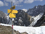 Am Westlichen Lamsenjoch im Karwendel