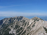 Cima di Valdritta (2218 m), höchster Punkt des Monte Baldo am Gardasee (Platz 15)