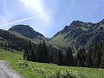 Das "Tor", die Scharte zwischen Tristkogel und Gamshag