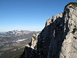 Blick vorbei am Petersköpfl zum Geigelstein